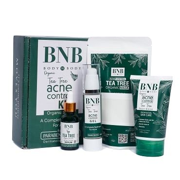 BNB Organic Tea Tree Acne Control 4in1 Facial Kit